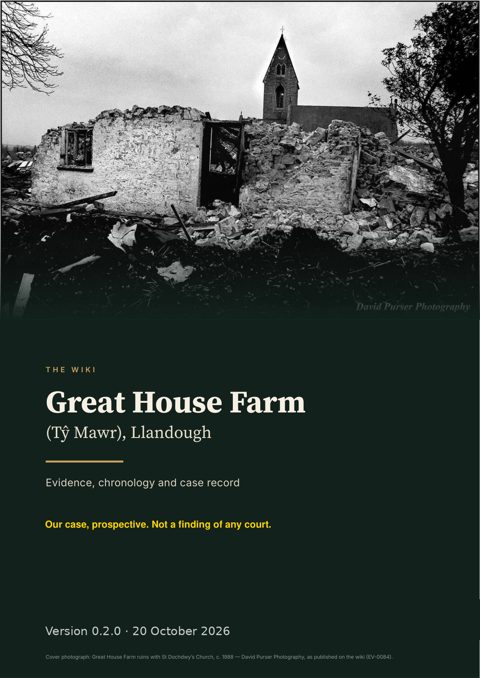 Cover: Great House Farm (Tŷ Mawr), Llandough — The Wiki, version 0.2.0